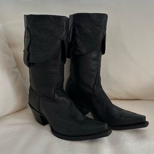 Tony Lama Black Womens Boots 8 1/2